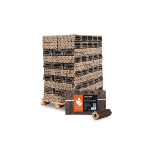 Heizfuxx PiniKay Octagon Holzbriketts 960 kg Palette 96 x 10 kg